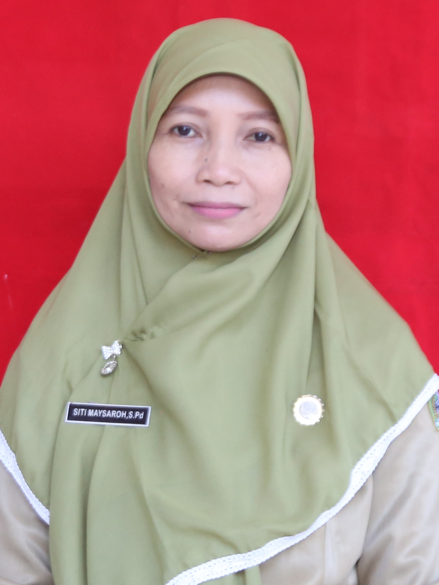 <center>Guru<br>Siti Maysaroh, S.Pd<br>197103102006042023</center>