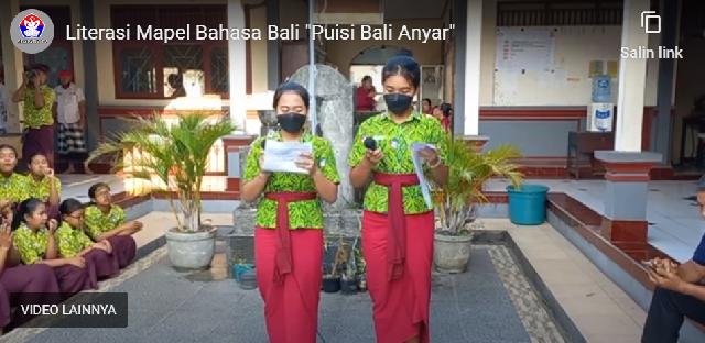 <center>Literasi Mapel Bahasa Bali "Puisi Bali Anyar"</center> video