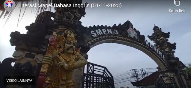 <center>Literasi Mapel Bahasa Inggris (01-11-2023)</center> video